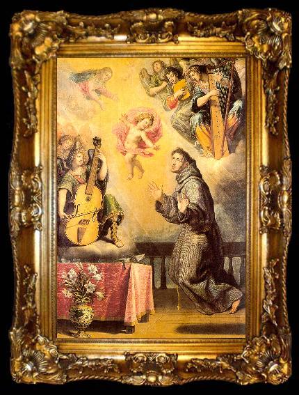 framed  CARDUCHO, Vicente The Vision of St. Anthony of Padua sdf, ta009-2
